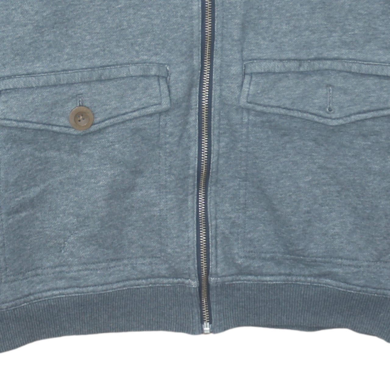 Adidas Mens Grey Full Zip Hooded Track Jacket Size L