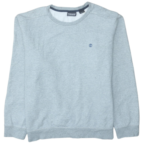 Timberland Mens Grey Crew Neck Fleece Pullover Sweatshirt L