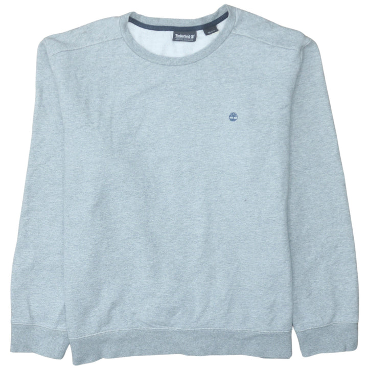 Timberland Mens Grey Crew Neck Fleece Pullover Sweatshirt L