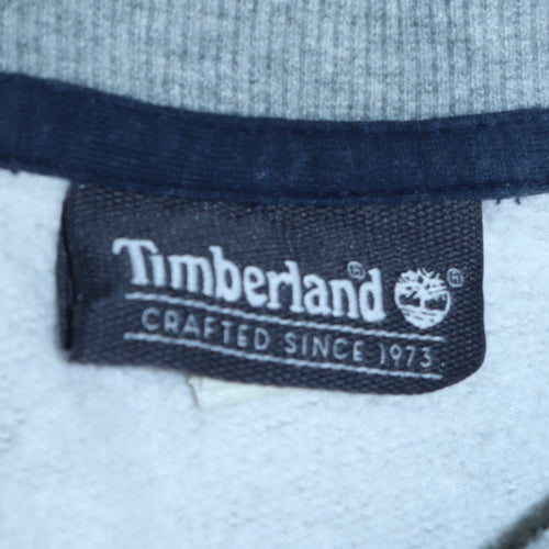Timberland Mens Grey Crew Neck Fleece Pullover Sweatshirt L