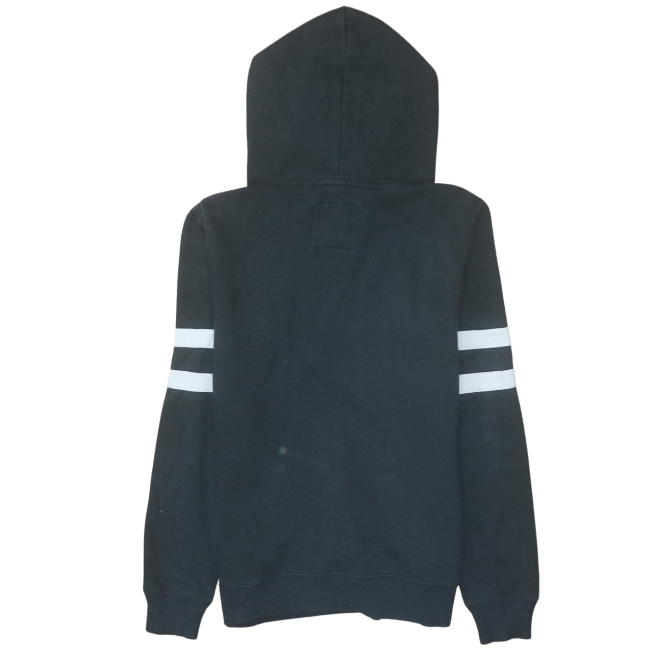 Hollister Women Black Small Pullover Hoodie with Logo Design