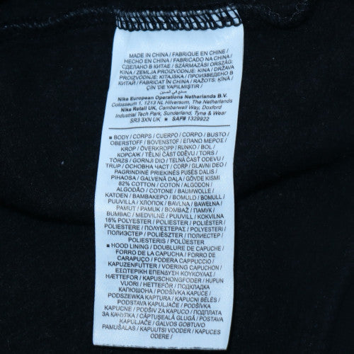 Jordan Paris Saint-Germain Black Men's Pullover Hoodie M