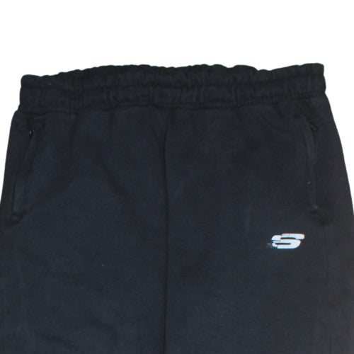 Skechers Men's Black Jogger Sweatpants XL Regular Fit Fleece Trousers