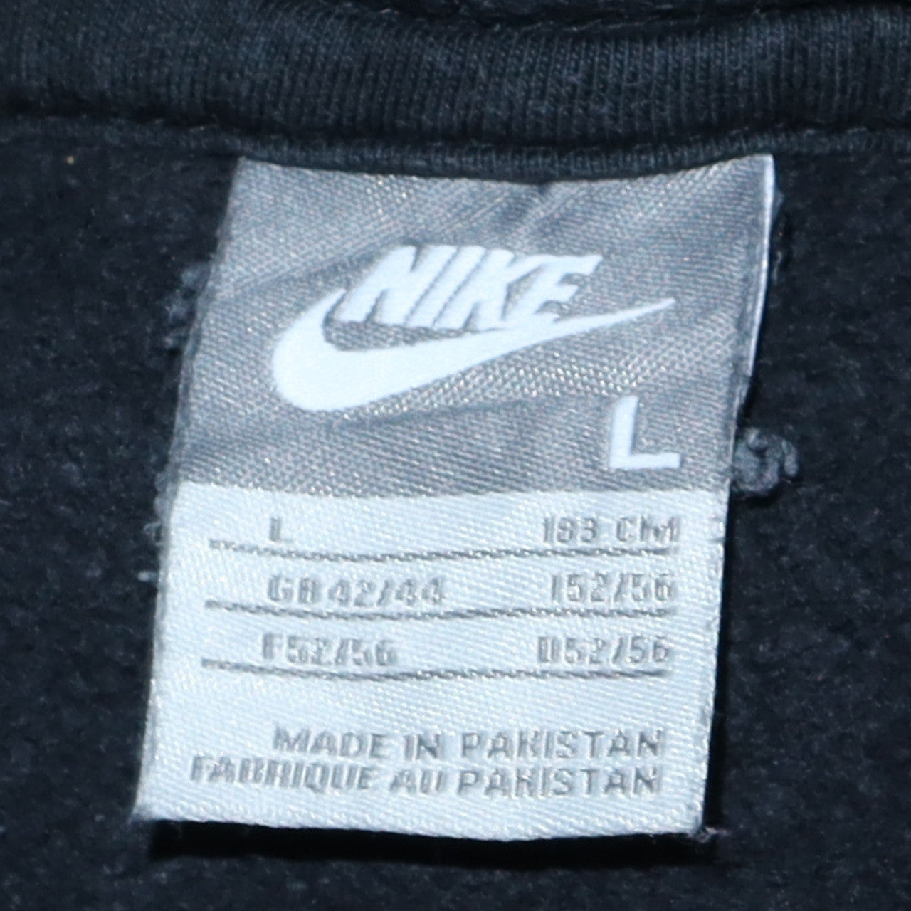 Nike Men's Black L Pullover Hoodie Fleece Sweatshirt