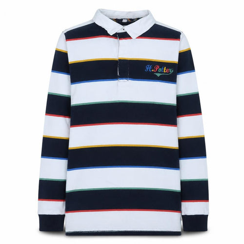 Marks and Spencer Boys Navy Stripe Harry Potter Rugby Sweatshirt 12-13 Years