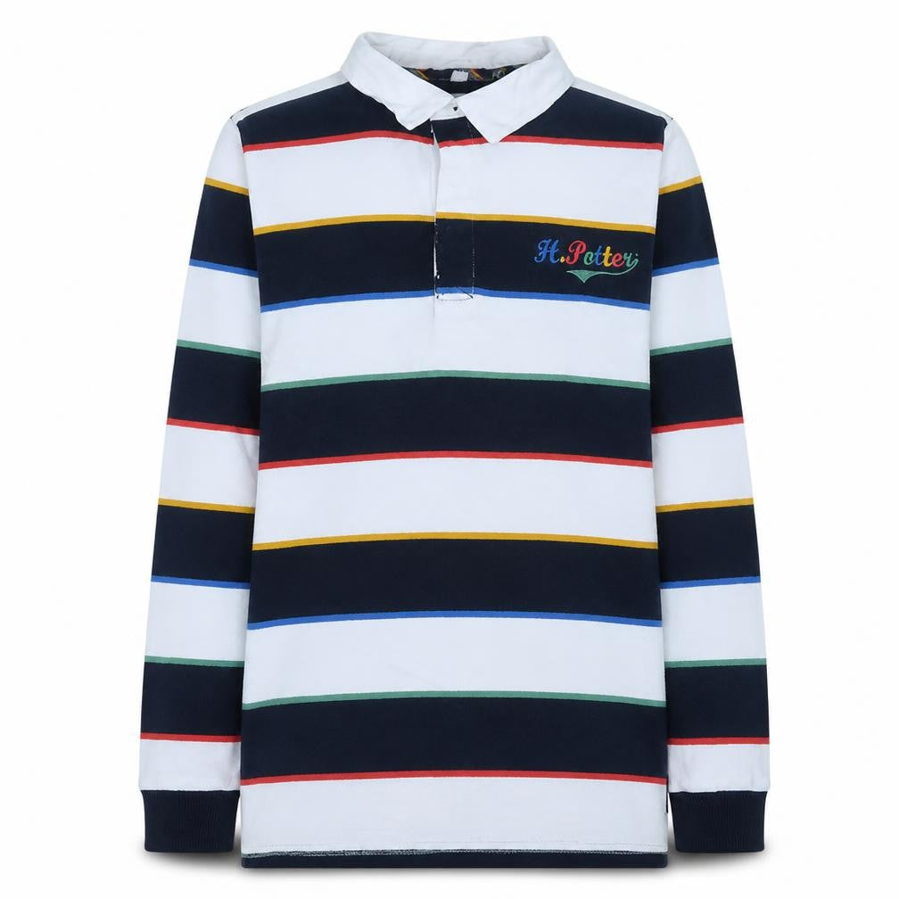 Marks and Spencer Boys Navy Stripe Harry Potter Rugby Sweatshirt 12-13 Years