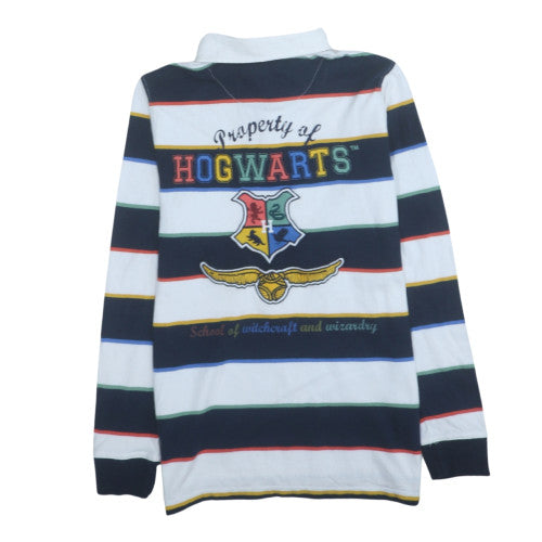 Marks and Spencer Boys Navy Stripe Harry Potter Rugby Sweatshirt 12-13 Years