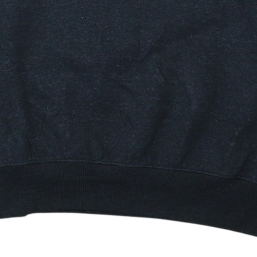 Emporio Armani EA7 Men's Blue XL Pullover Crew Neck Sweatshirt