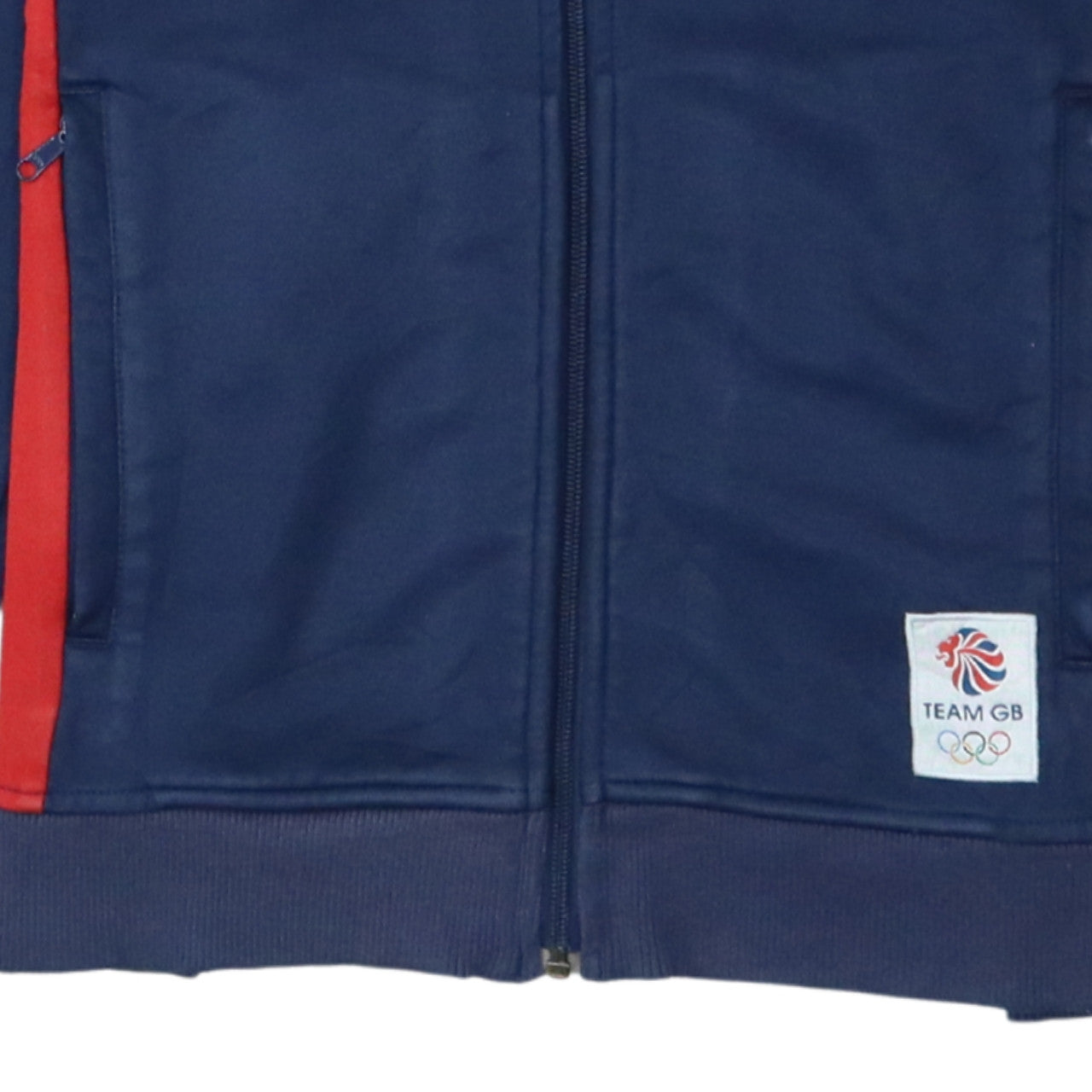 Adidas Men's Navy Red Great Britain Team GB Track Jacket L