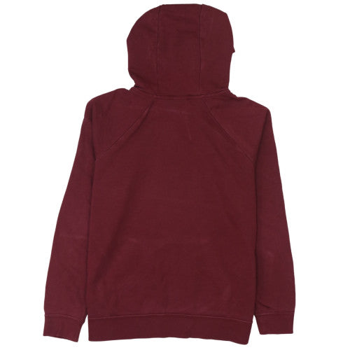 Nike Men's Red Pullover Hoodie M Regular Fit Fleece Sweatshirt