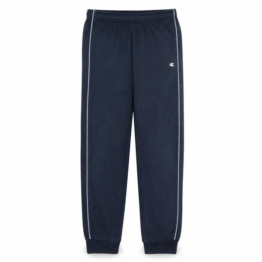 Front view of Champion boys’ navy blue large jogger sweatpants 11-12 years cotton blend