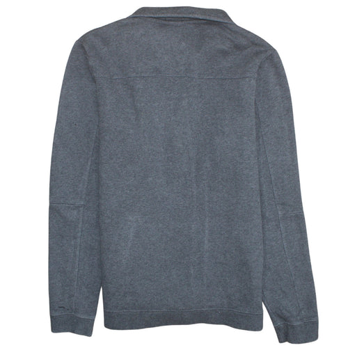 Nike Men’s Grey Full Zip Sweatshirt Size M Regular Fit Sports Style
