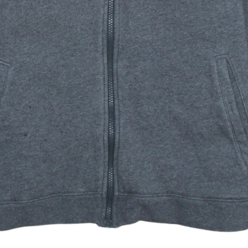 Nike Men’s Grey Full Zip Sweatshirt Size M Regular Fit Sports Style