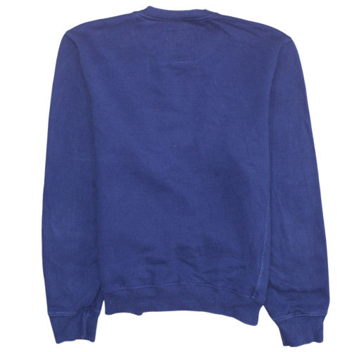 Vans Women's Blue Crew Neck Pullover Sweatshirt Medium
