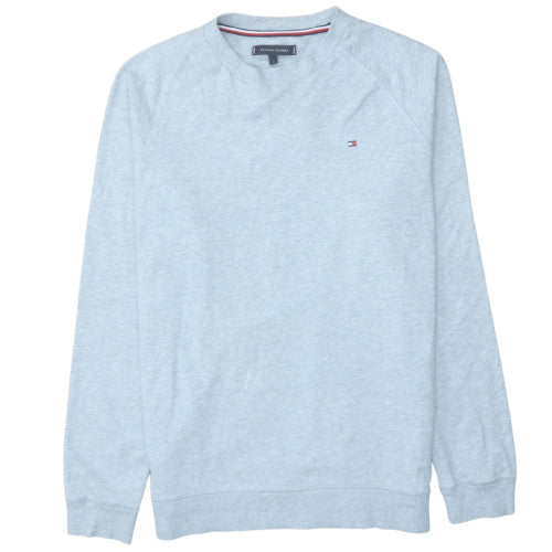 Tommy Hilfiger Mens Grey Cotton Crew Neck Sweatshirt Size L