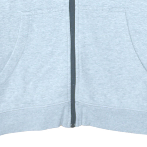 Quiksilver Men's Grey Full Zip Hooded Sweatshirt Size M