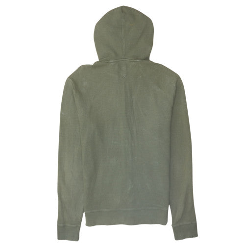 Tommy Hilfiger Men's Green Full Zip Hoodie Size M Regular Fit