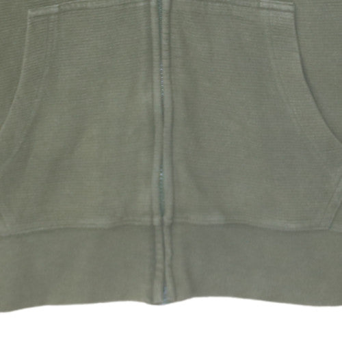 Tommy Hilfiger Men's Green Full Zip Hoodie Size M Regular Fit