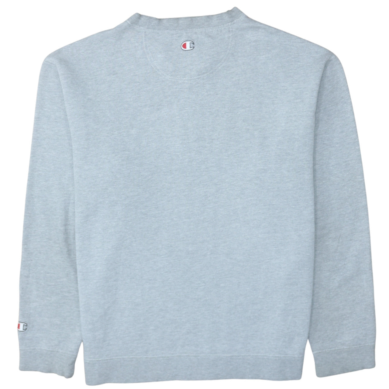 Champion Men's Grey Logo Pullover Sweatshirt Size L