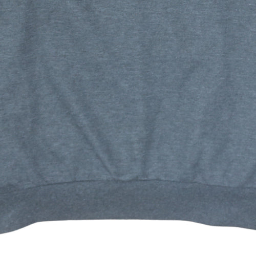 Slazenger Mens Grey 2XL Pullover Crew Neck Fleece Sweatshirt