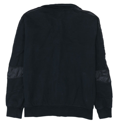 Puma Men's Black Medium Track Jacket Cotton Blend Full Zip