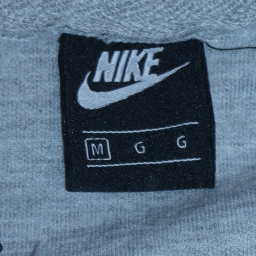 Nike Men's Grey Full Zip Hoodie Size M Regular Fit Sportswear