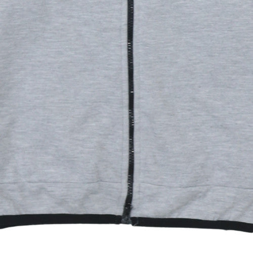 Nike Men's Grey Full Zip Hoodie Size M Regular Fit Sportswear