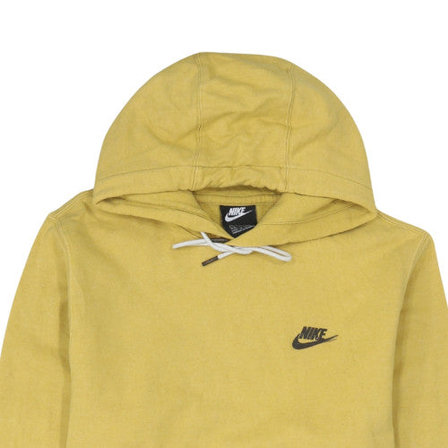 Nike Men's Yellow Pullover Hoodie Size S Fleece Sportswear
