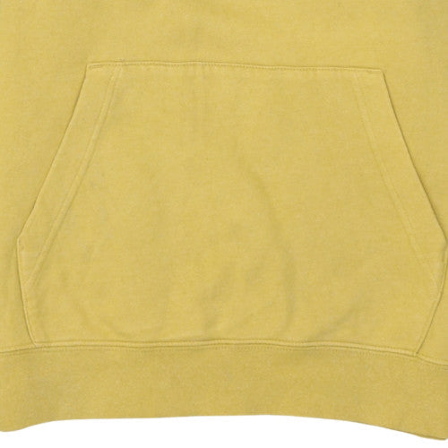 Nike Men's Yellow Pullover Hoodie Size S Fleece Sportswear