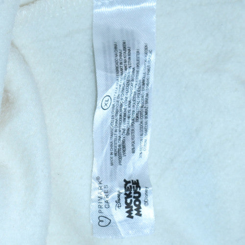 Primark Disney Women White Mickey Mouse Graphic Sweatshirt XL