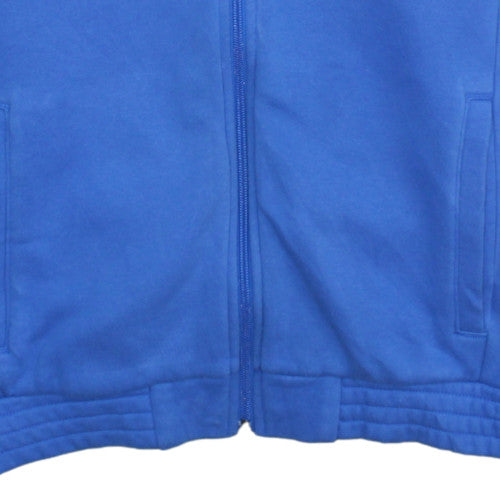 Adidas Men's Blue Full Zip Hoodie Small Sports Fleece