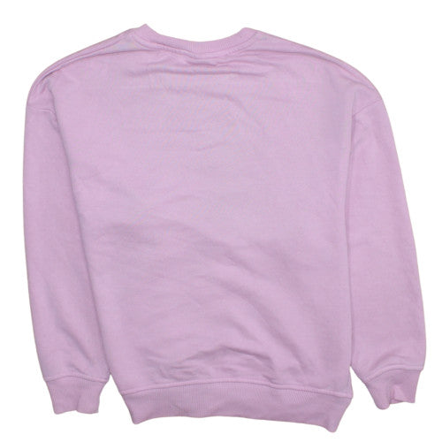 SmileyWorld Women's Pink Graphic Pullover Sweatshirt XS