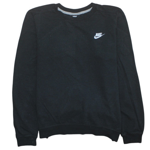 Nike Mens Black Medium Crew Neck Pullover Sweatshirt