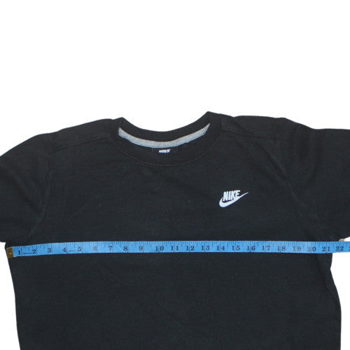 Nike Mens Black Medium Crew Neck Pullover Sweatshirt