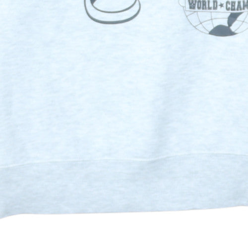 Looney Tunes Mens Grey Bugs Bunny Graphic Pullover Sweatshirt Size S