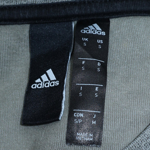Adidas Men's Grey Pullover Sweatshirt Size S Regular Fit