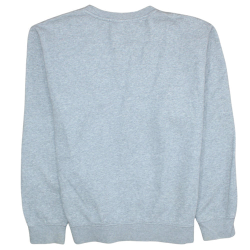 Nike Men's Grey Crew Neck Pullover Sweatshirt Size S