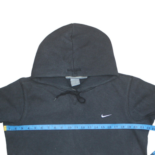 Nike Men's Black Pullover Hoodie S Regular Fit Fleece Logo Sportswear