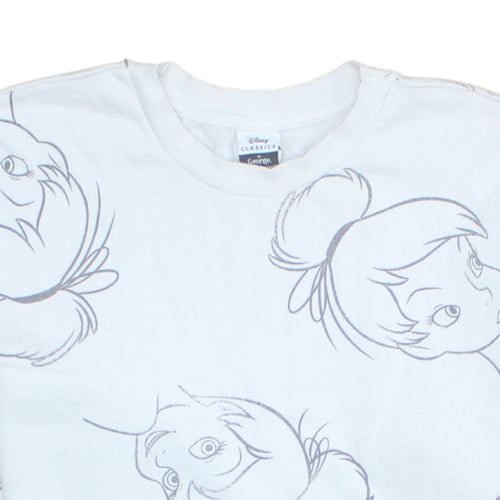 Disney Classics at George Women’s Cream Tinker Bell Pullover Sweatshirt Size L 16-18