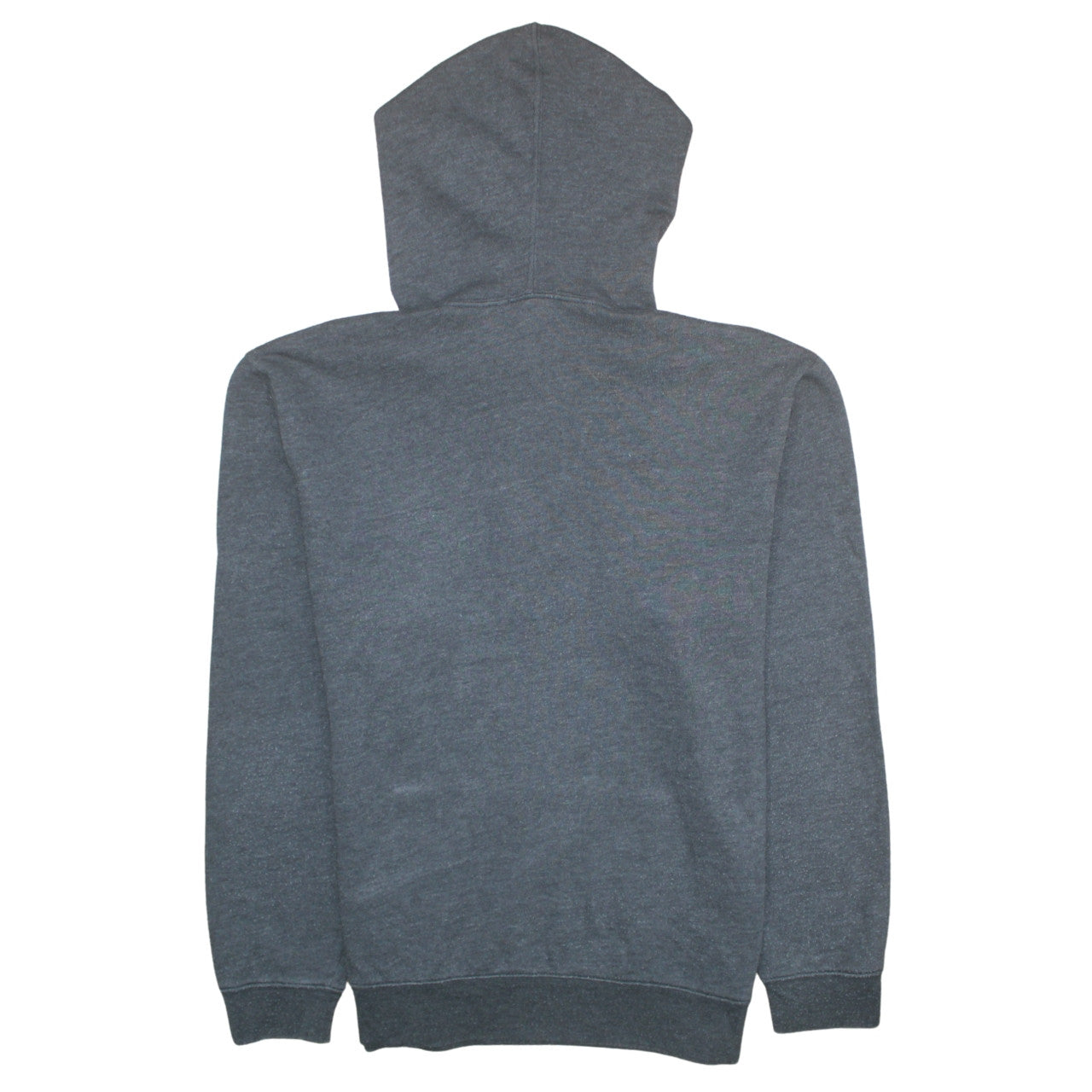 GAP Men's Grey Pullover Hoodie L USA Flag Logo Fleece Sweatshirt