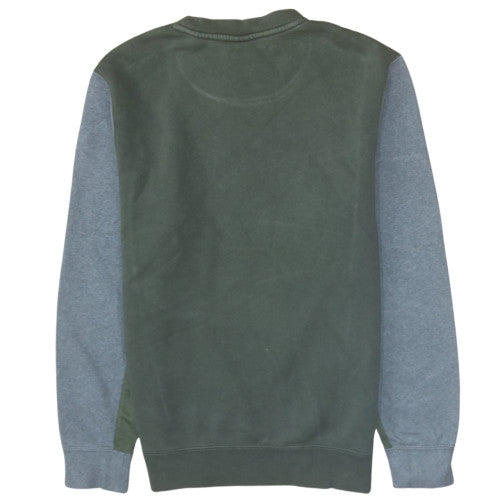 Nike Men's Green Crew Neck Logo Pullover Sweatshirt Size S