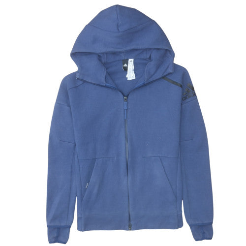 Adidas Men's Blue XS Full Zip Hoodie Sweatshirt