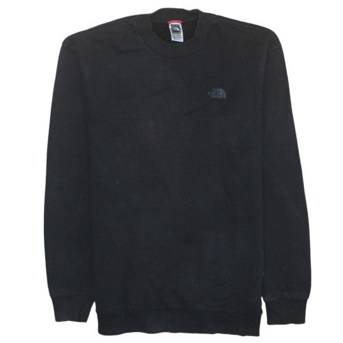 The North Face Men's Black Small Crew Neck Cotton Sweatshirt