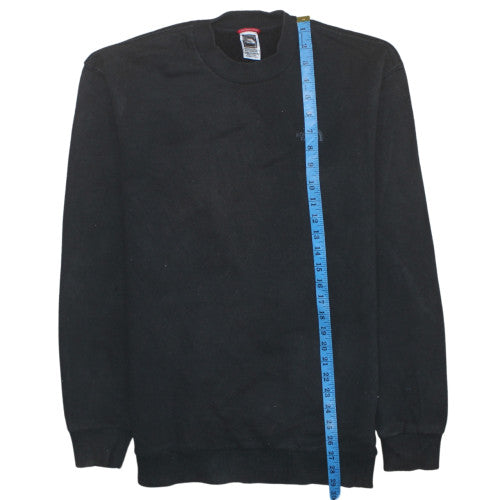 The North Face Men's Black Small Crew Neck Cotton Sweatshirt