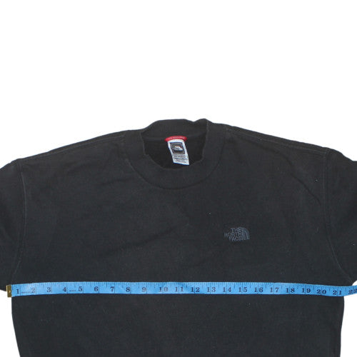 The North Face Men's Black Small Crew Neck Cotton Sweatshirt