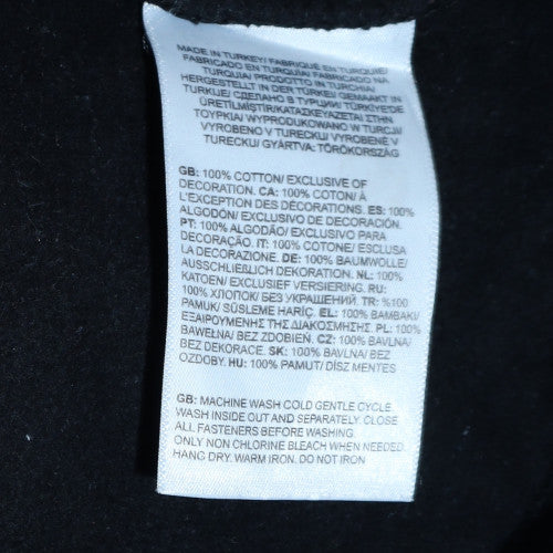 The North Face Men's Black Small Crew Neck Cotton Sweatshirt