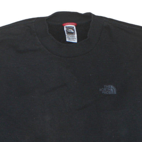 The North Face Men's Black Small Crew Neck Cotton Sweatshirt