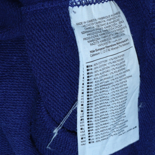 Nike Men's Blue Short Sleeve Crew Neck Pullover Sweatshirt M