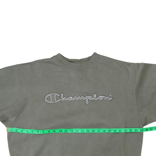 Champion Men's Green XL Crew Neck Pullover Sweatshirt