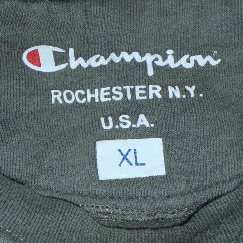Champion Men's Green XL Crew Neck Pullover Sweatshirt